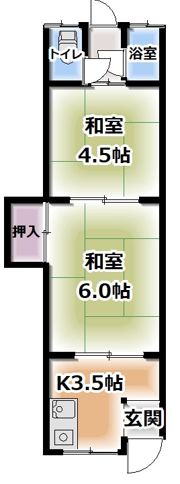梶町4丁目平屋建の間取り画像