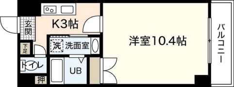 コーポPALⅢの間取り画像