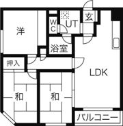 べルトピア千歳8の間取り画像