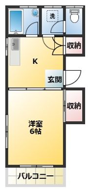 サンライズ吉巳2号館の間取り画像
