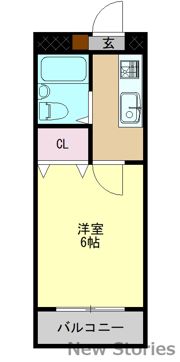 カーサシエルの間取り画像