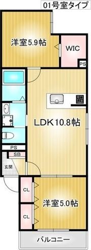 CELENEST今池の間取り画像