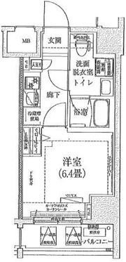 アイルYOKOHAMA関内の間取り画像