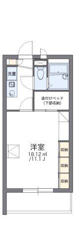 レオパレスアモーレの間取り画像