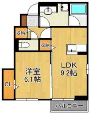 D-ROOM下城野の間取り画像
