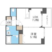 THE SENSE RESIDENCE新深江の間取り画像