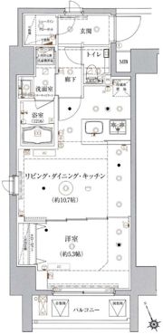 ベルシード上野松が谷の間取り画像