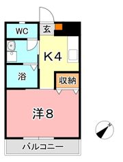 ビュー倉敷の間取り画像
