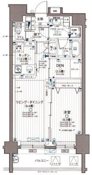 日神パレステージ王子神谷Ⅱの間取り画像
