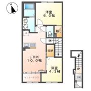（仮称）市原市青柳新築アパート②（米本運送有限会社）様の間取り画像