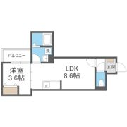 D porta sunnyの間取り画像