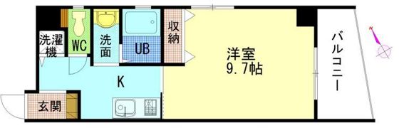 エルク中央の間取り画像