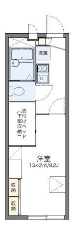 レオパレスはじめの間取り画像