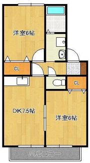クレッシェンド黒崎公園横の間取り画像