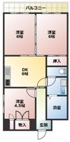 ロゼ赤坂の間取り画像