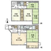 駒沢戸建の間取り画像