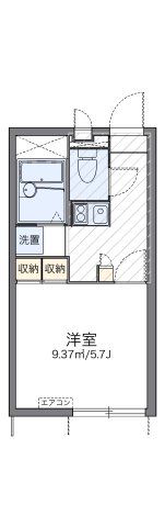 レオパレスT KブランドールⅢの間取り画像