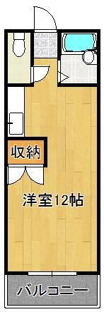 朝日ハイツの間取り画像
