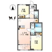 東大阪市上四条町新築アパート工事の間取り画像