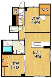 シャーメゾンCoCoの間取り画像