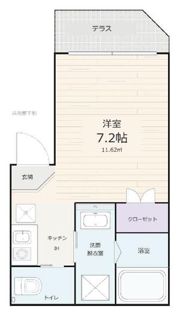 ソレイユ西大井の間取り画像