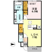 ウエスタンヒルズ A棟の間取り画像