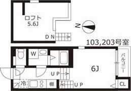 ハーモニーブリッジ桜山の間取り画像