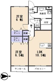 カーサ パルコの間取り画像