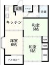 ヴィレッジ足門Ⅰの間取り画像