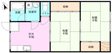 箕島コーポの間取り画像