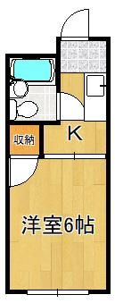 ヤングハイツ10の間取り画像