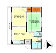 サンハイツ広の間取り画像