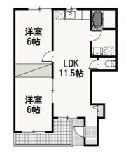 アドヴァンスSH Ⅱの間取り画像