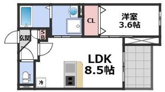 【IDC】パロス西堤（パロスニシヅツミ）の間取り画像