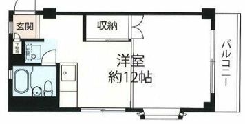 メゾン第2SFビル・ウダガワの間取り画像