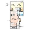 流山市東深井新築アパートの間取り画像