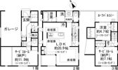 上目黒4丁目戸建住宅の間取り画像