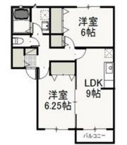 クリスタルパレス Cの間取り画像