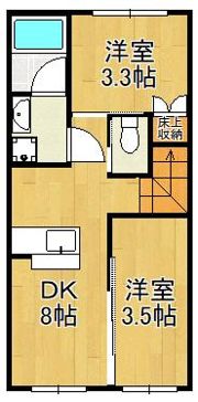 仮称）折尾3丁目アパートの間取り画像