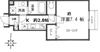 ベルコート朝霞の間取り画像