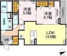 ルヴィータ広瀬の間取り画像
