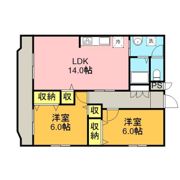 ボヌールはけの道の間取り画像