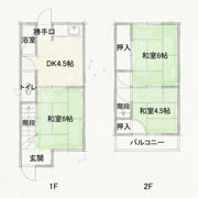 久保田純生借家6号の間取り画像