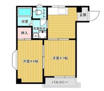 スリム大東の間取り画像