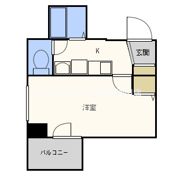 エスリード梅田西第2の間取り画像