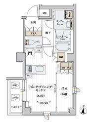 デュオステージ北千住Ⅱの間取り画像