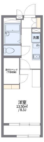 レオパレスセードルⅡの間取り画像