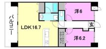 永田祝谷ビルの間取り画像