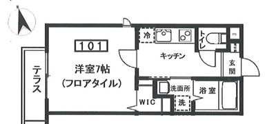 juin．Tの間取り画像