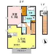 Casa K＆K Ⅱの間取り画像